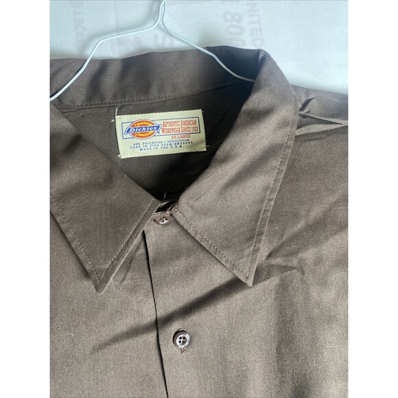 Vintage Dickies Workwear Flannel Men's 2X Large Made In USA Long SLeeve - Picture 5 of 6